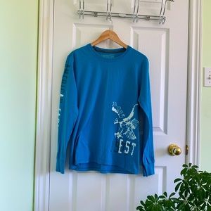 American Eagle vintage medium blue long sleeve